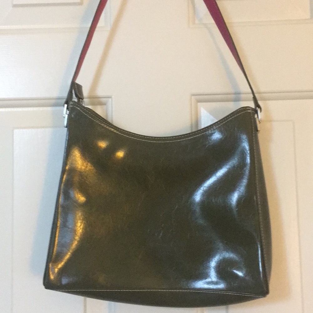 Olive green Liz Claiborne shoulder bag